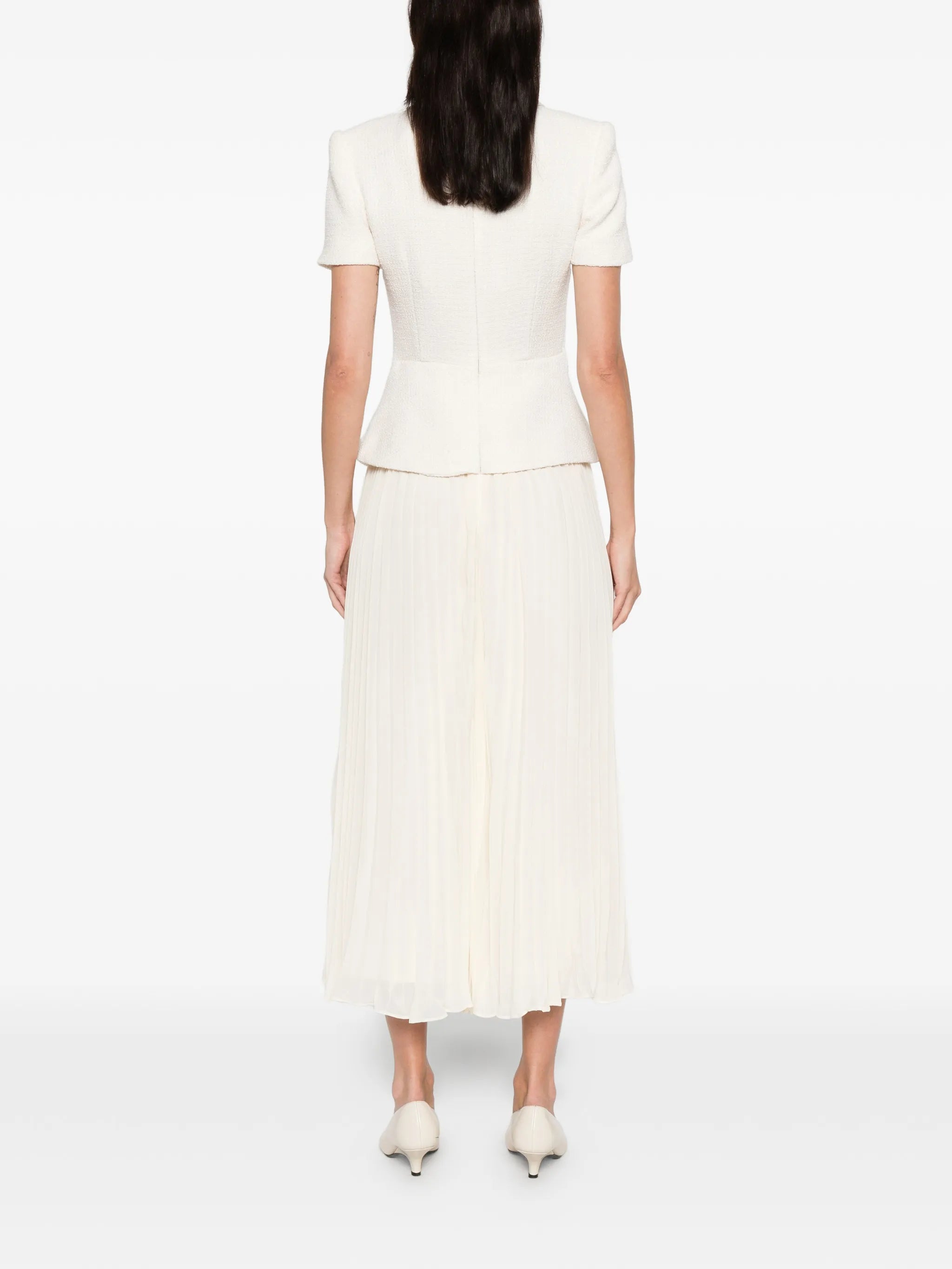 panelled midi dress