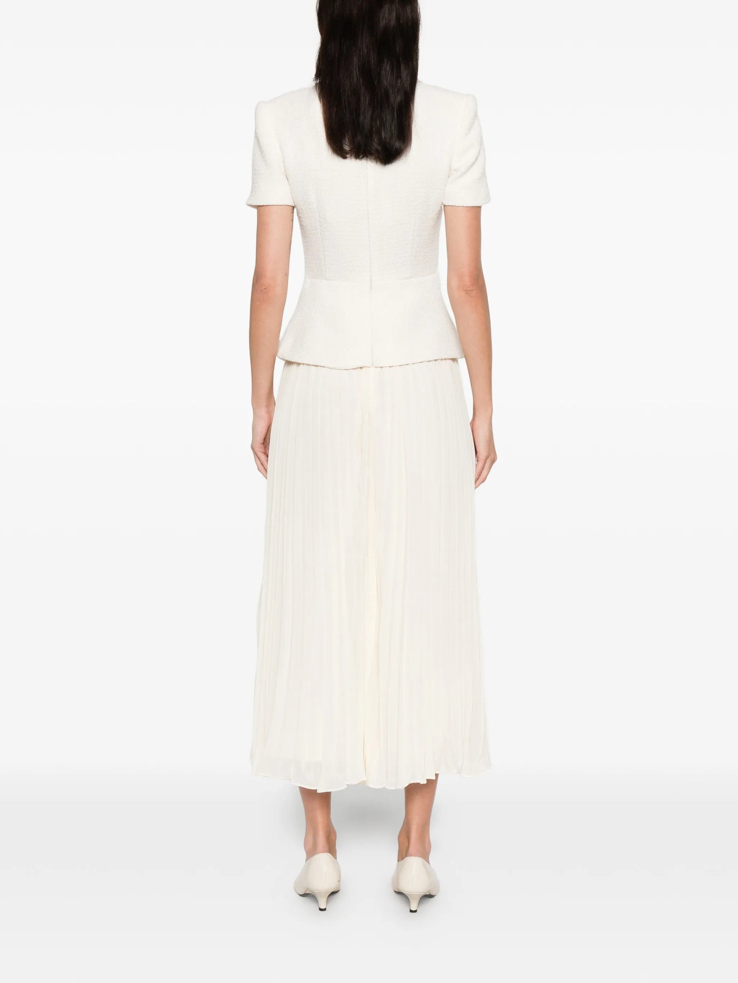 panelled midi dress