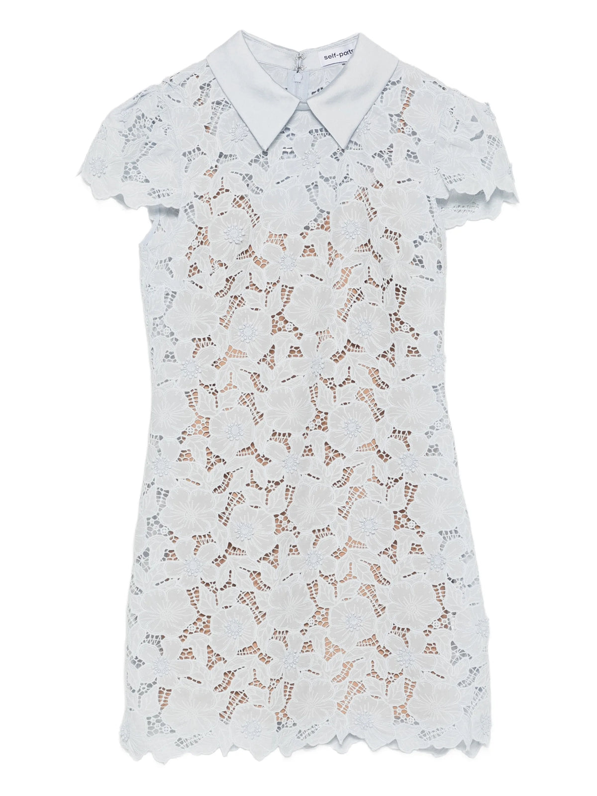 floral lace mini dress