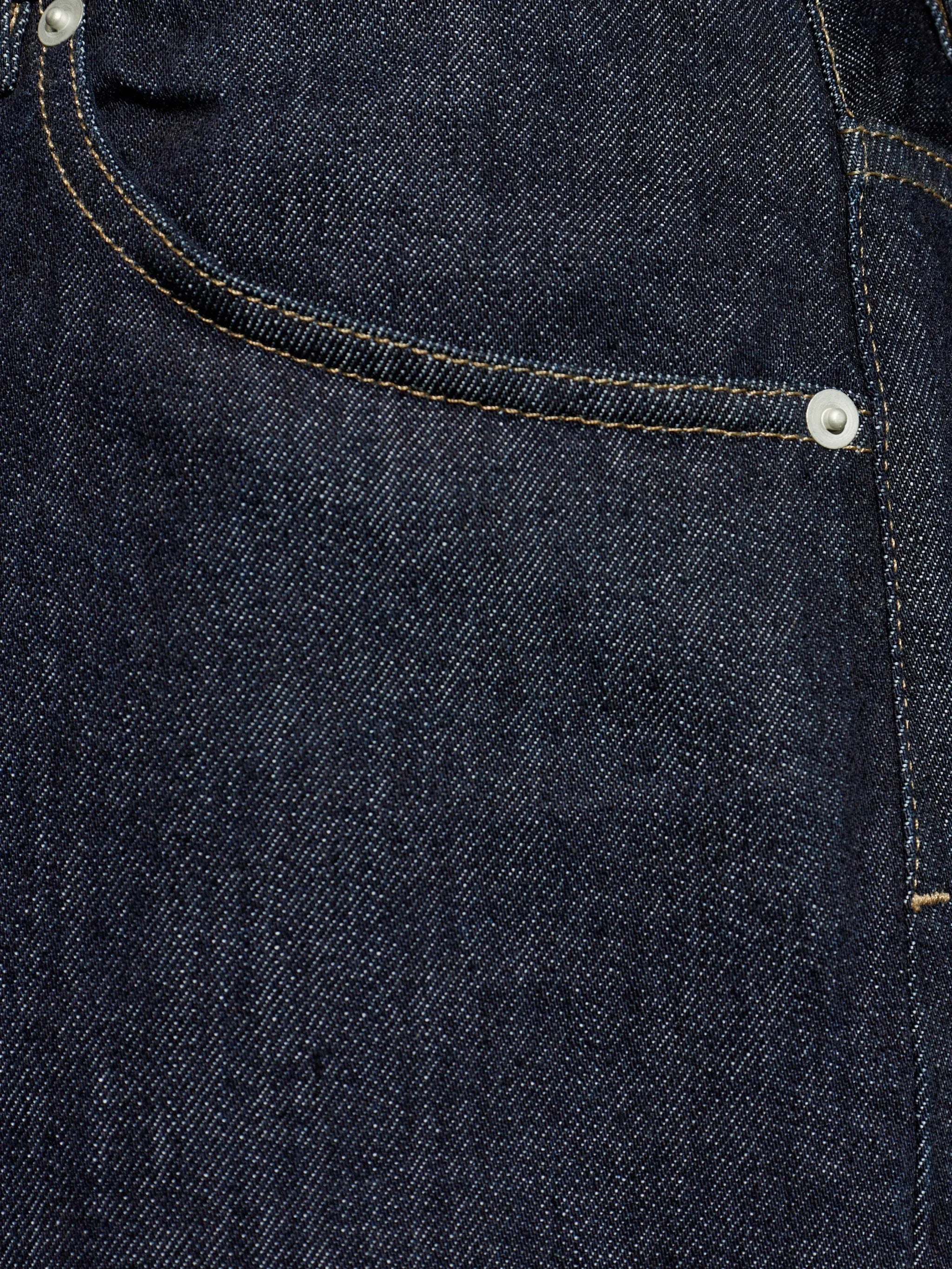 button-fastening jeans