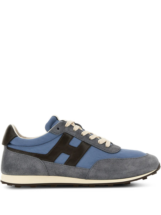 Athletic logo-appliqué sneakers