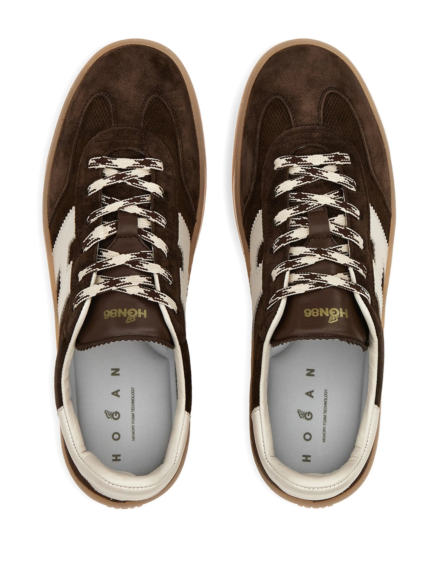 textured logo-appliqué sneakers