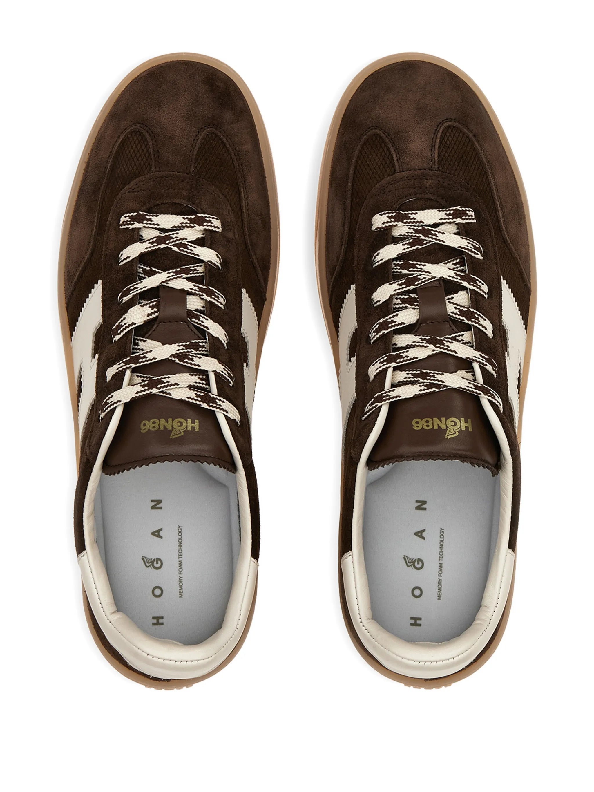Cool textured logo-appliqué sneakers