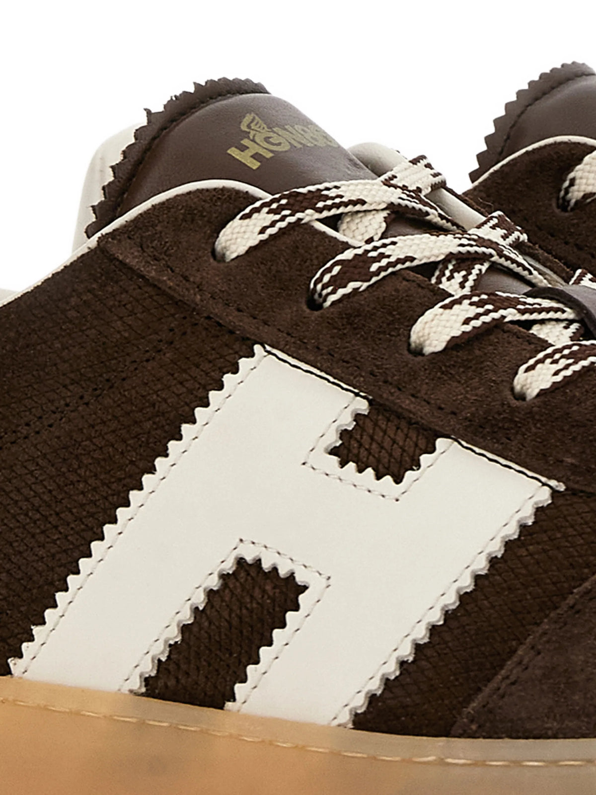 Cool textured logo-appliqué sneakers