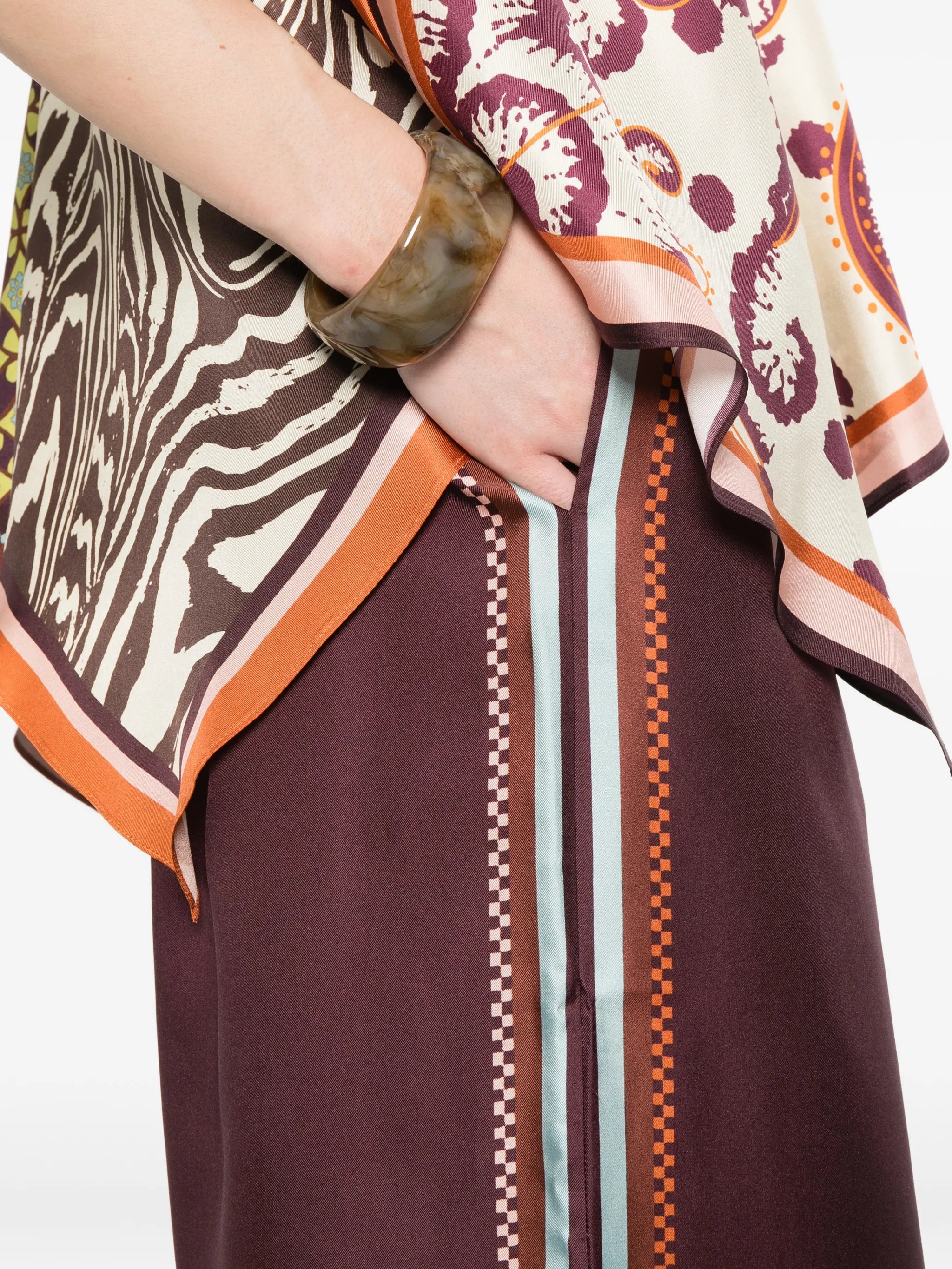 Wilson silk palazzo pants
