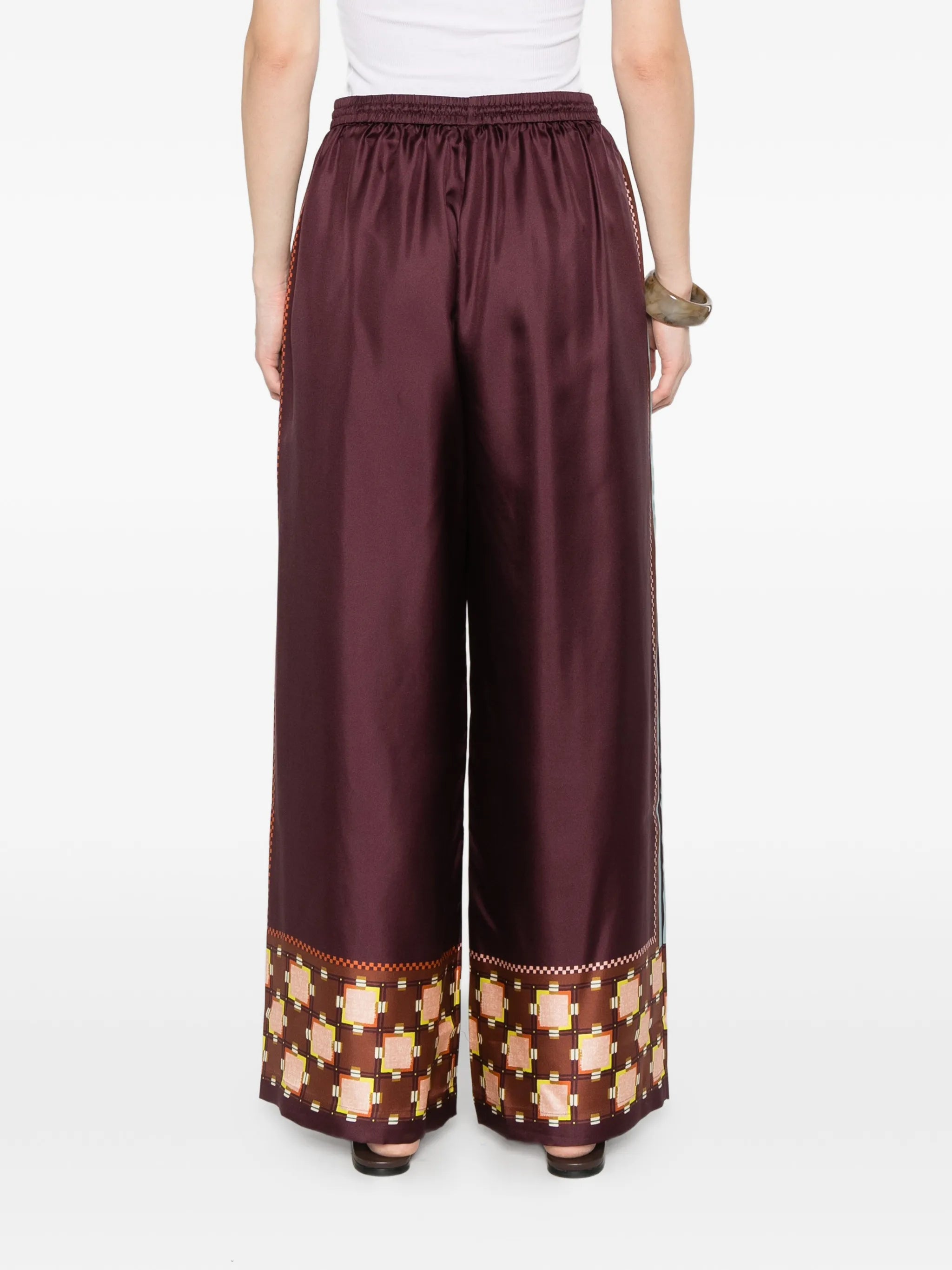 Wilson silk palazzo pants