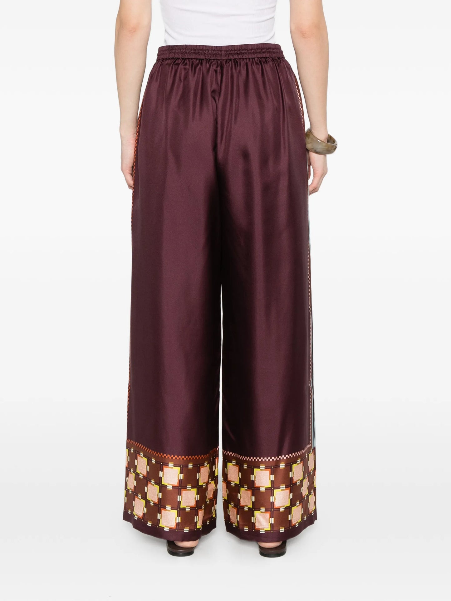 Wilson silk palazzo pants