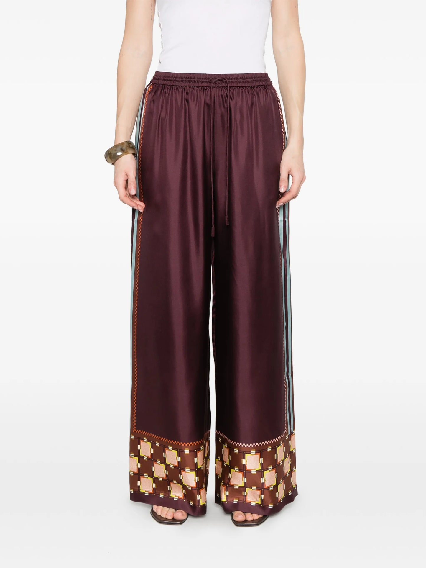Wilson silk palazzo pants