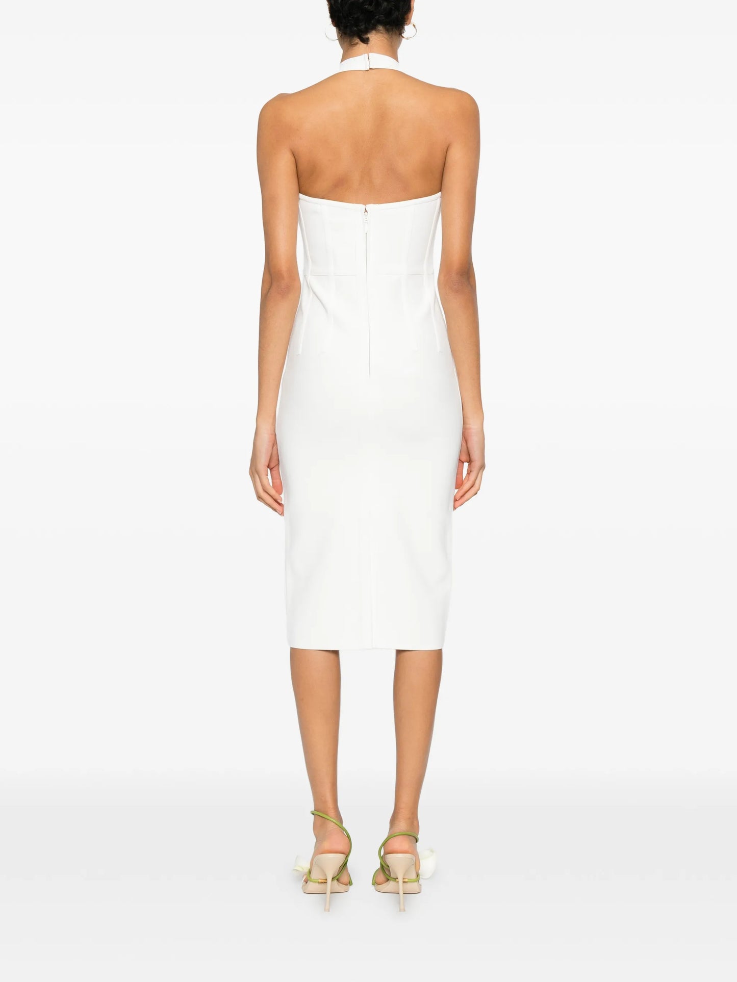 Willa halter-neck midi dress