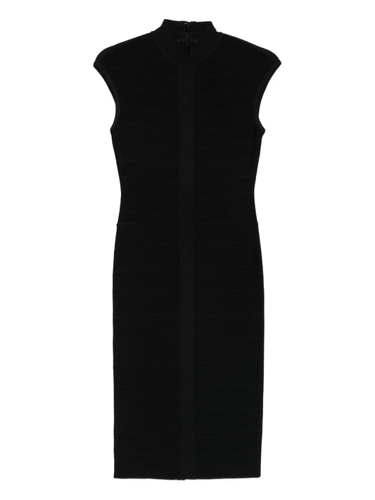 Davina high-neck midi dress