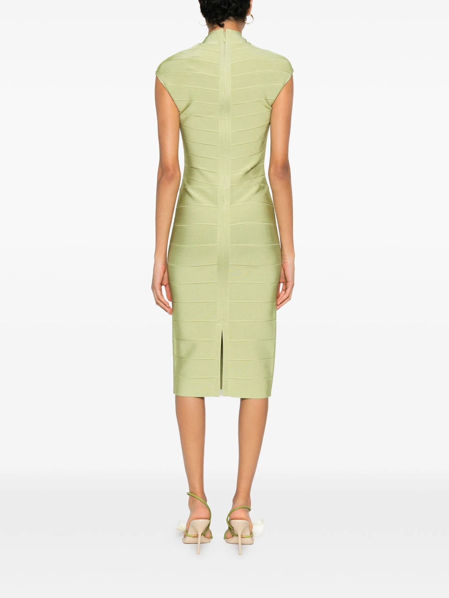 Davina ribbed midi dress