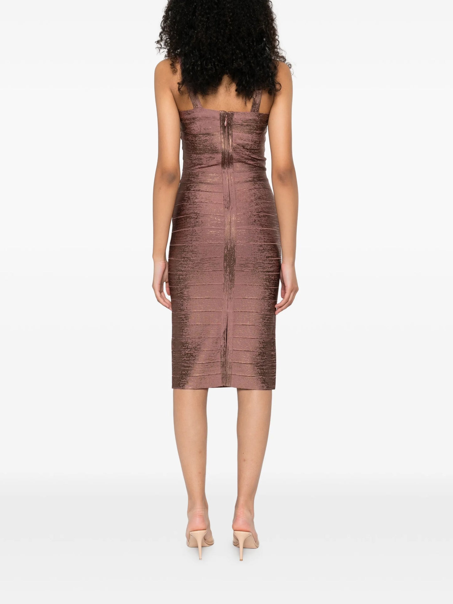 V-neck bandage dress