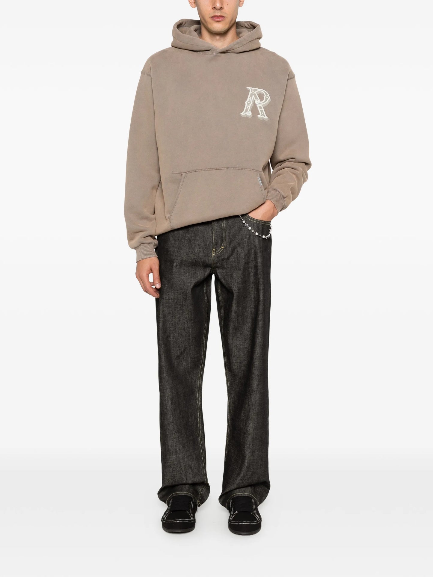 Western initial hoodie