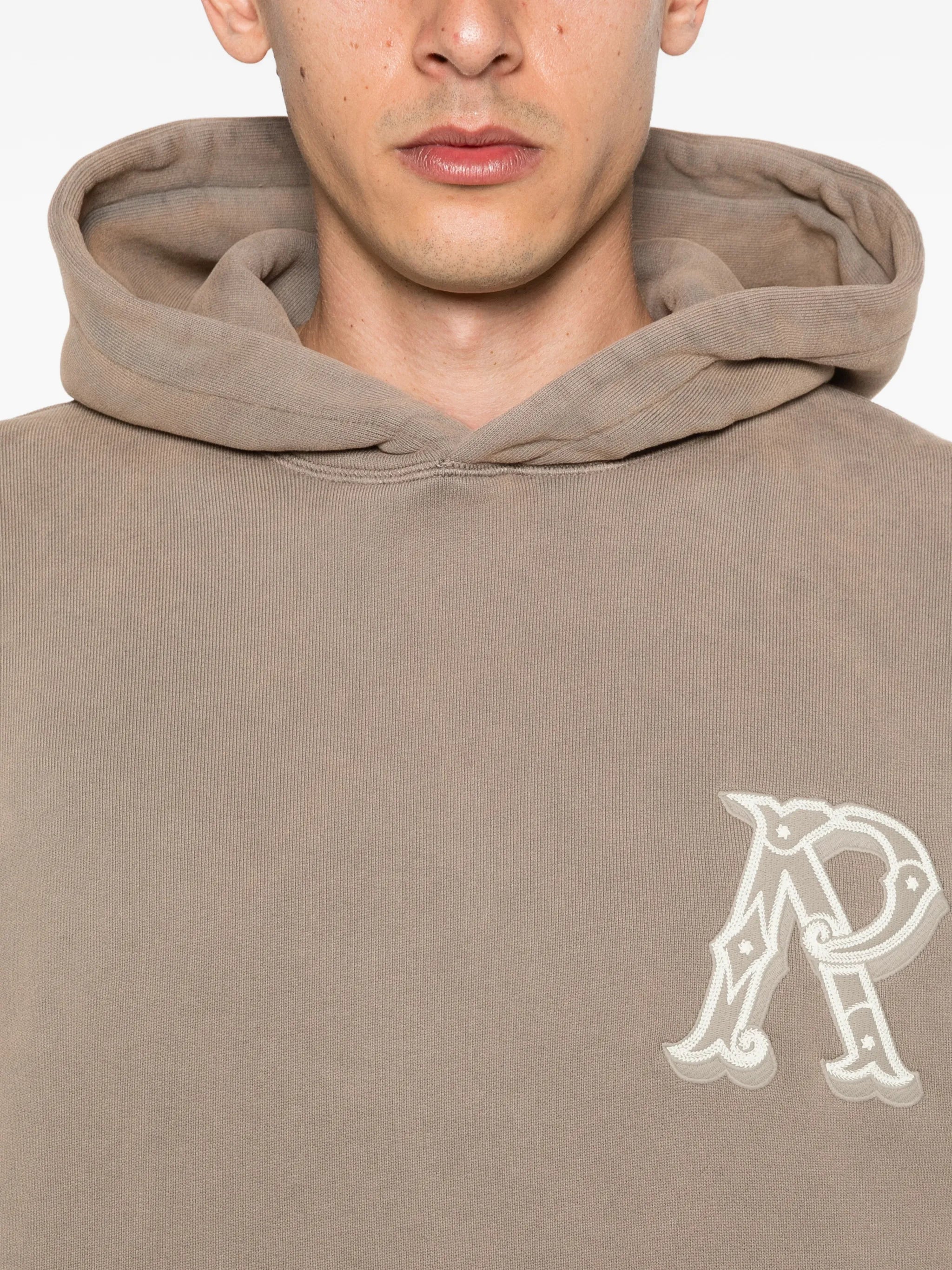 logo-patch hoodie