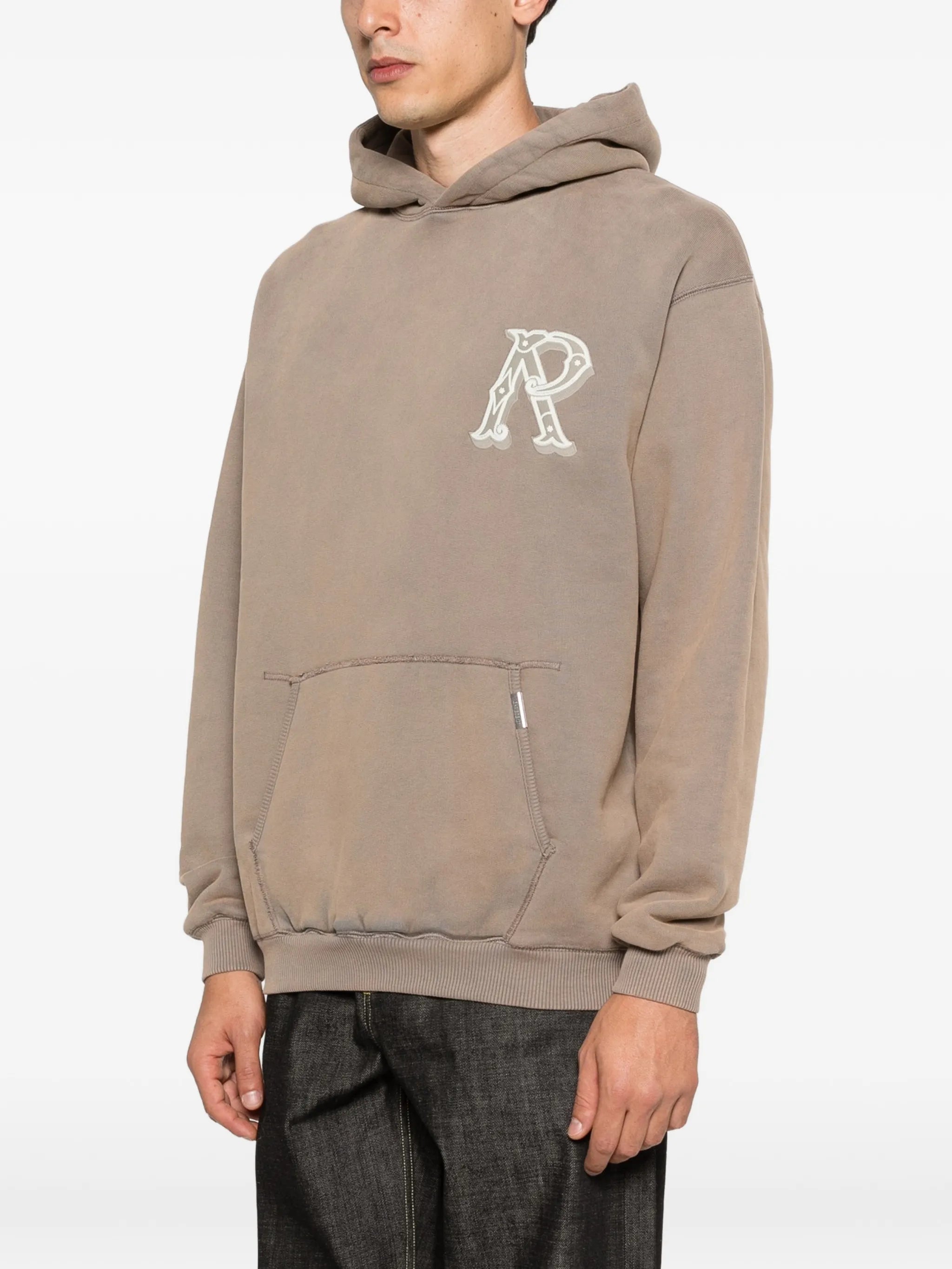 logo-patch hoodie