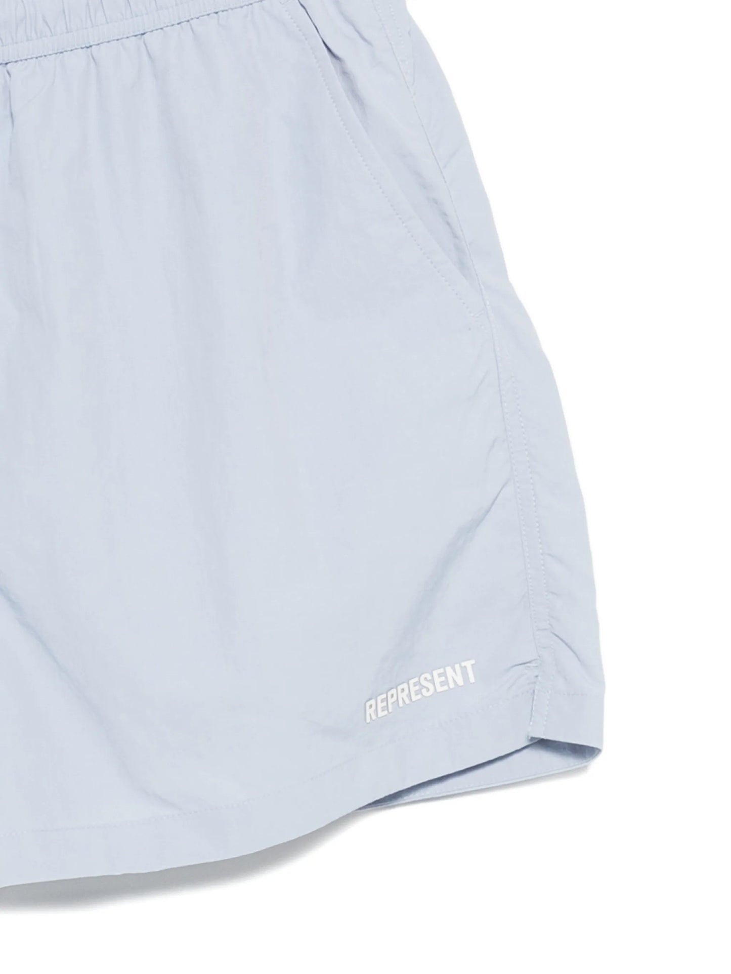 drawstring swim shorts