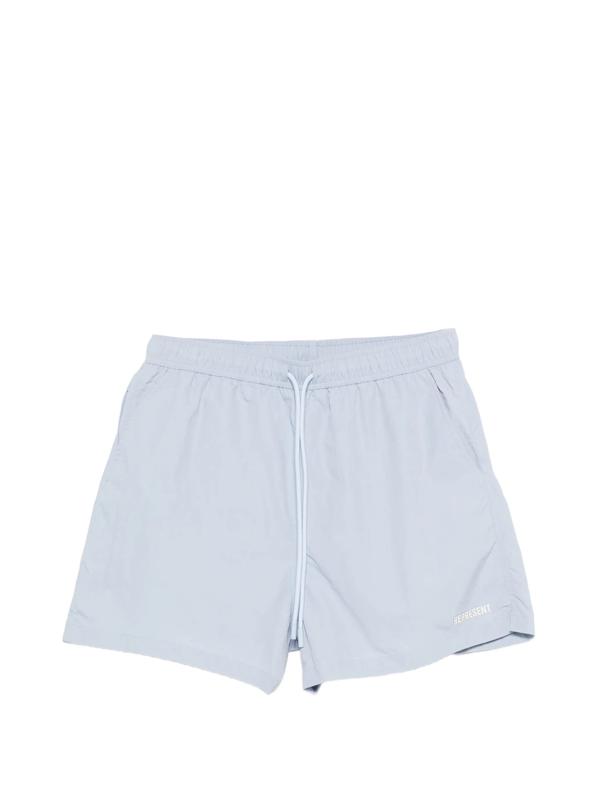 drawstring swim shorts