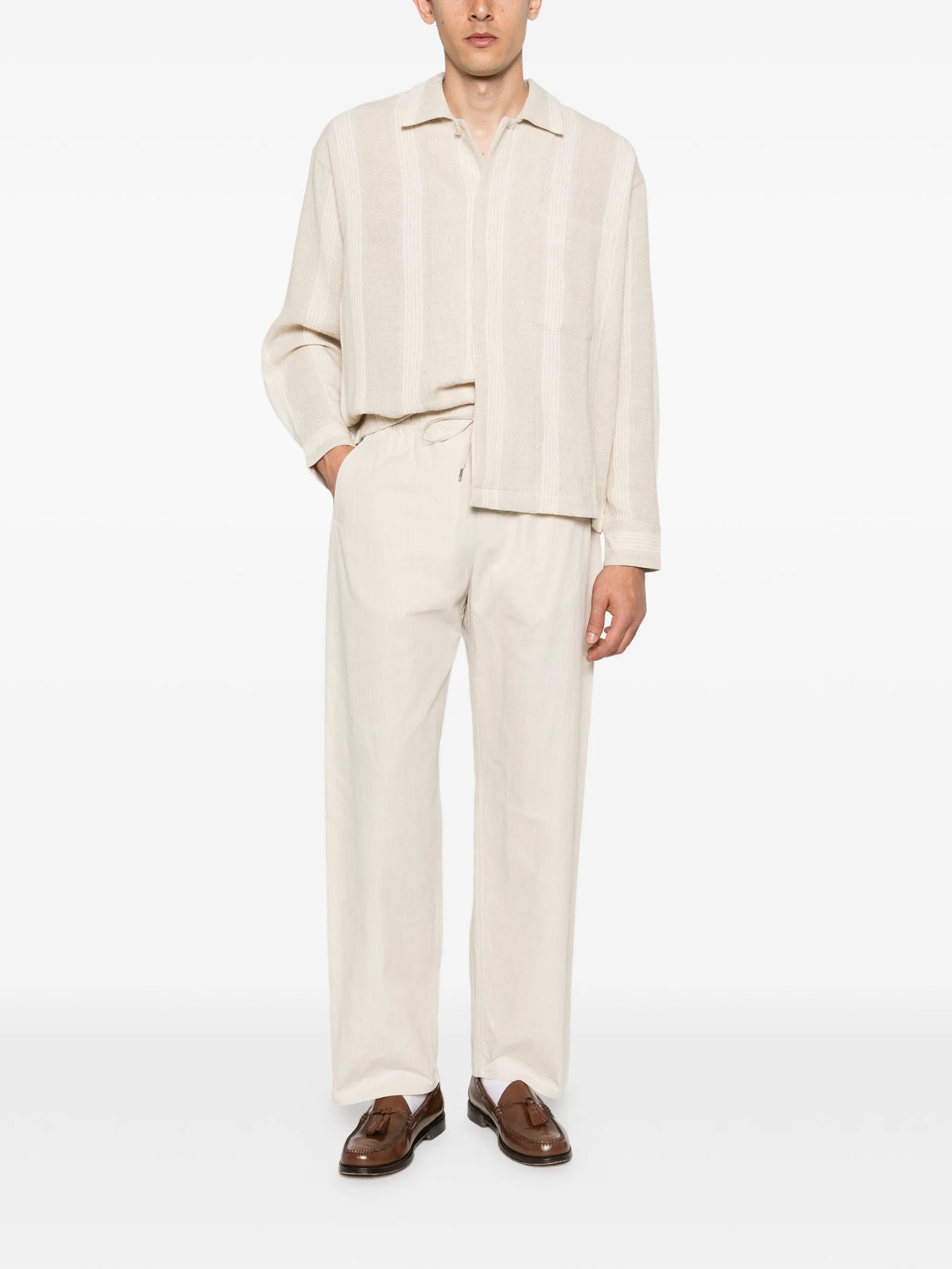 Rumba striped pocket shirt