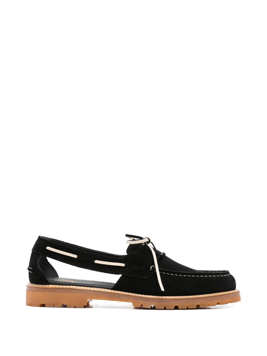 cut-out boat shoes