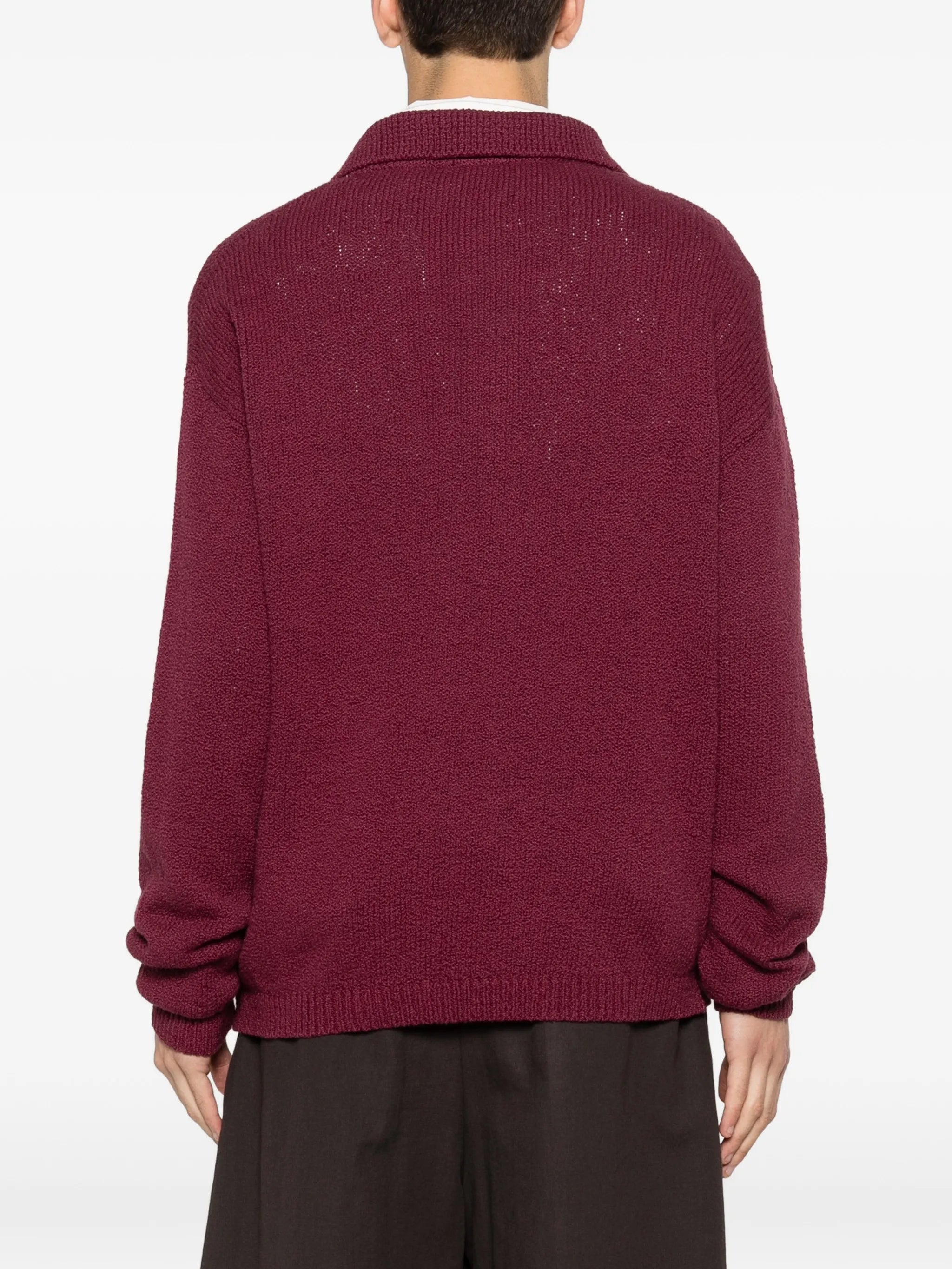 Marabou V-neck sweater