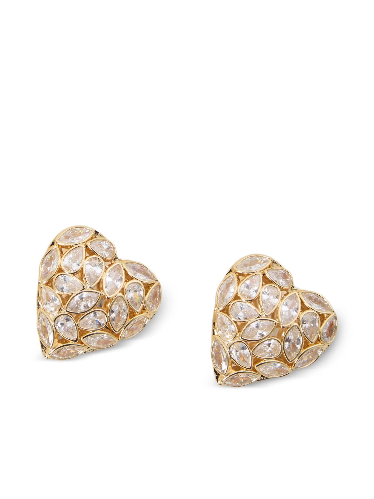 embellished-heart earrings