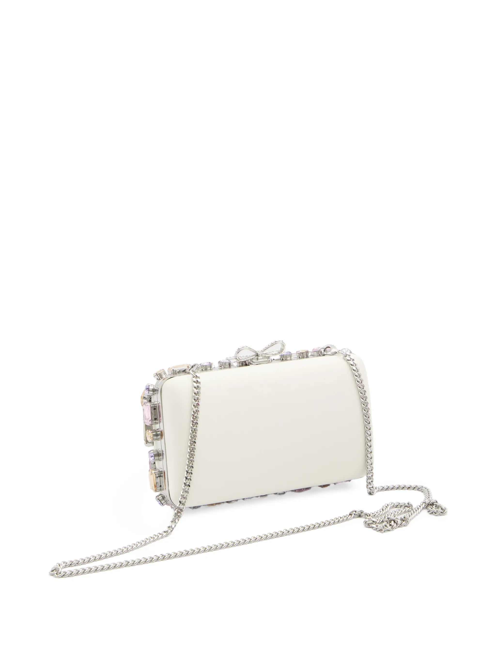 crystal-embellished clutch bag