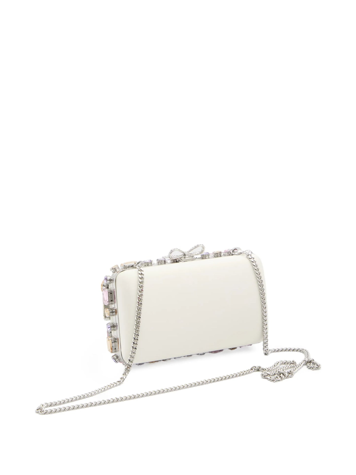 crystal-embellished clutch bag