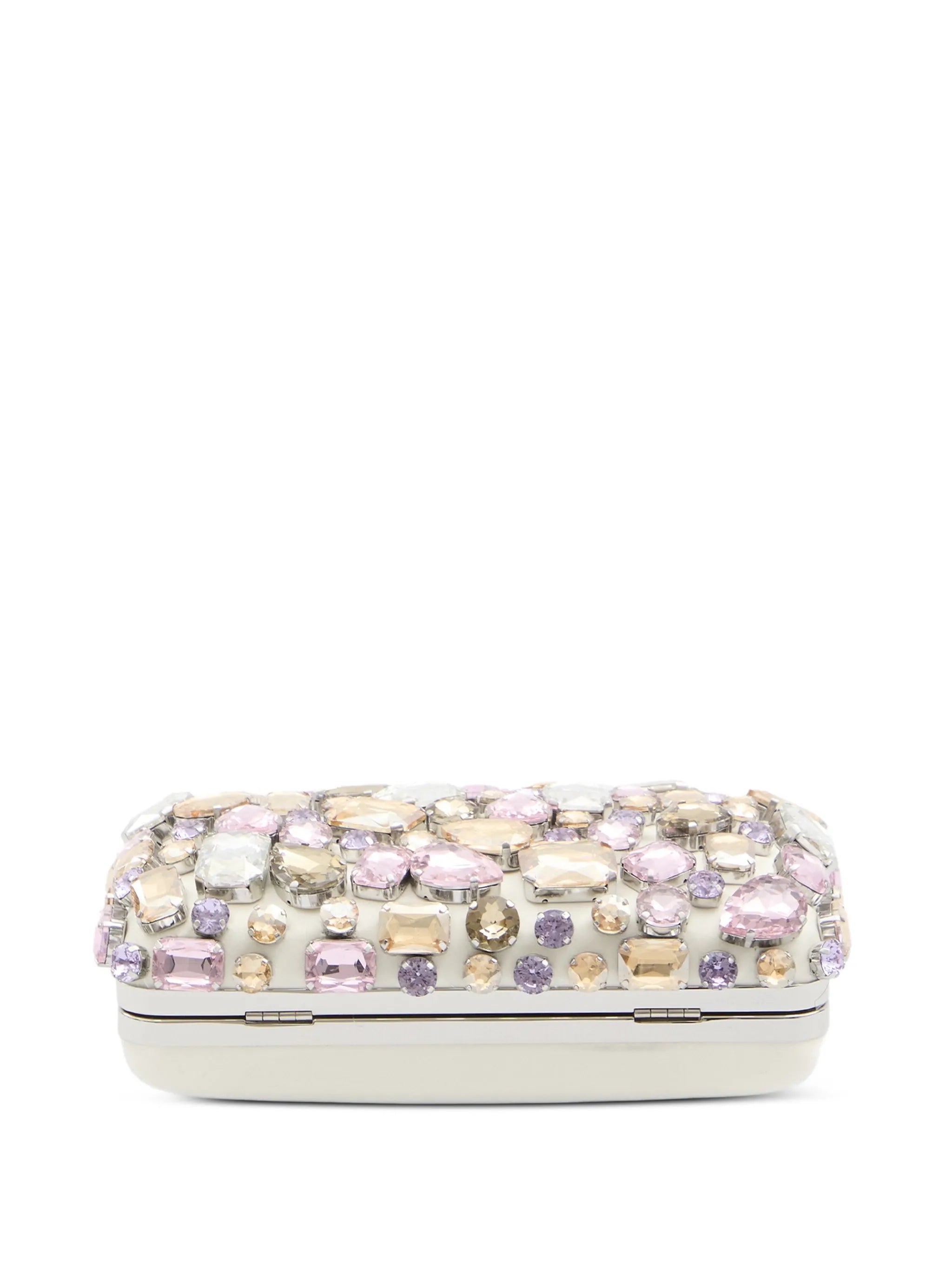 crystal-embellished clutch bag