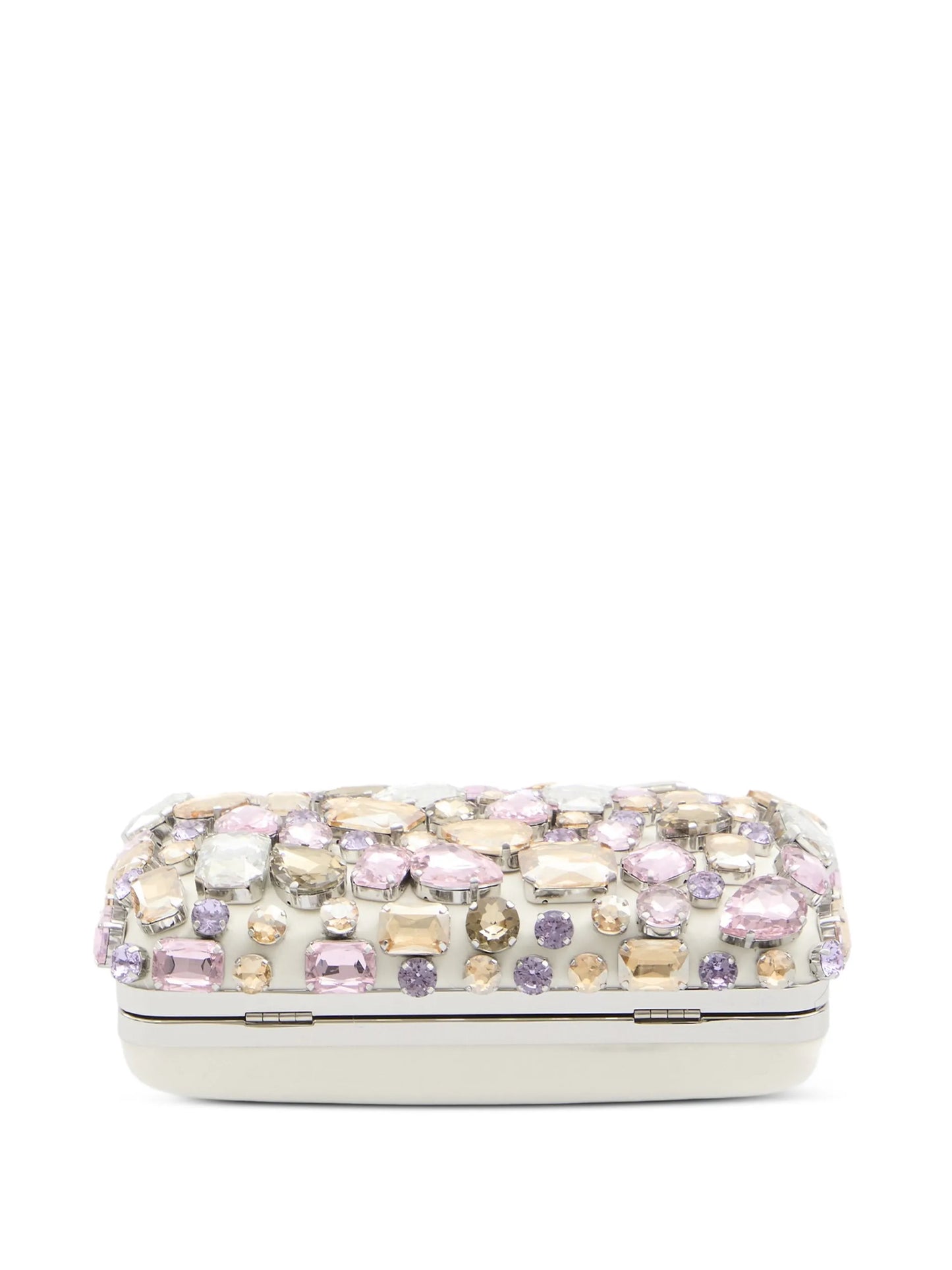 crystal-embellished clutch bag