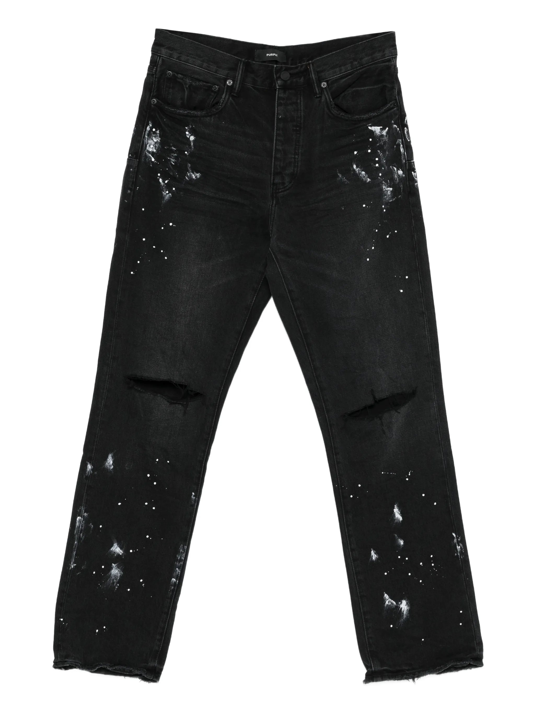 ripped paint jeans