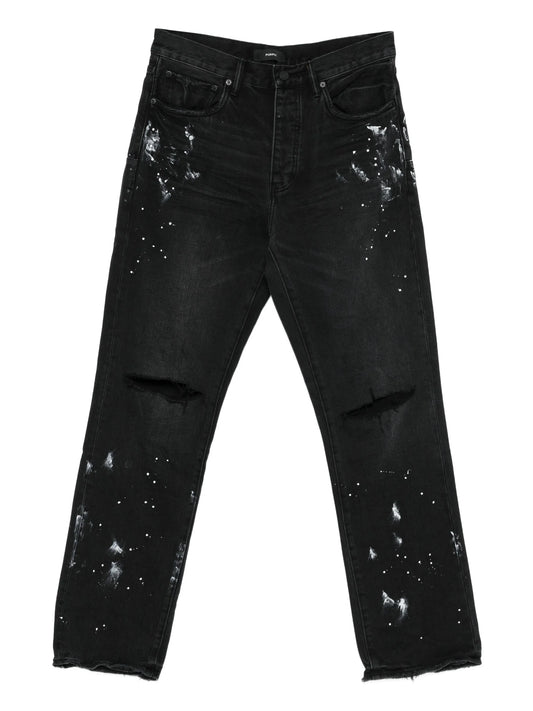 ripped paint jeans