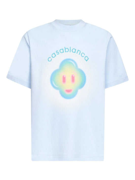 Airbrush Smiley logo T-shirt