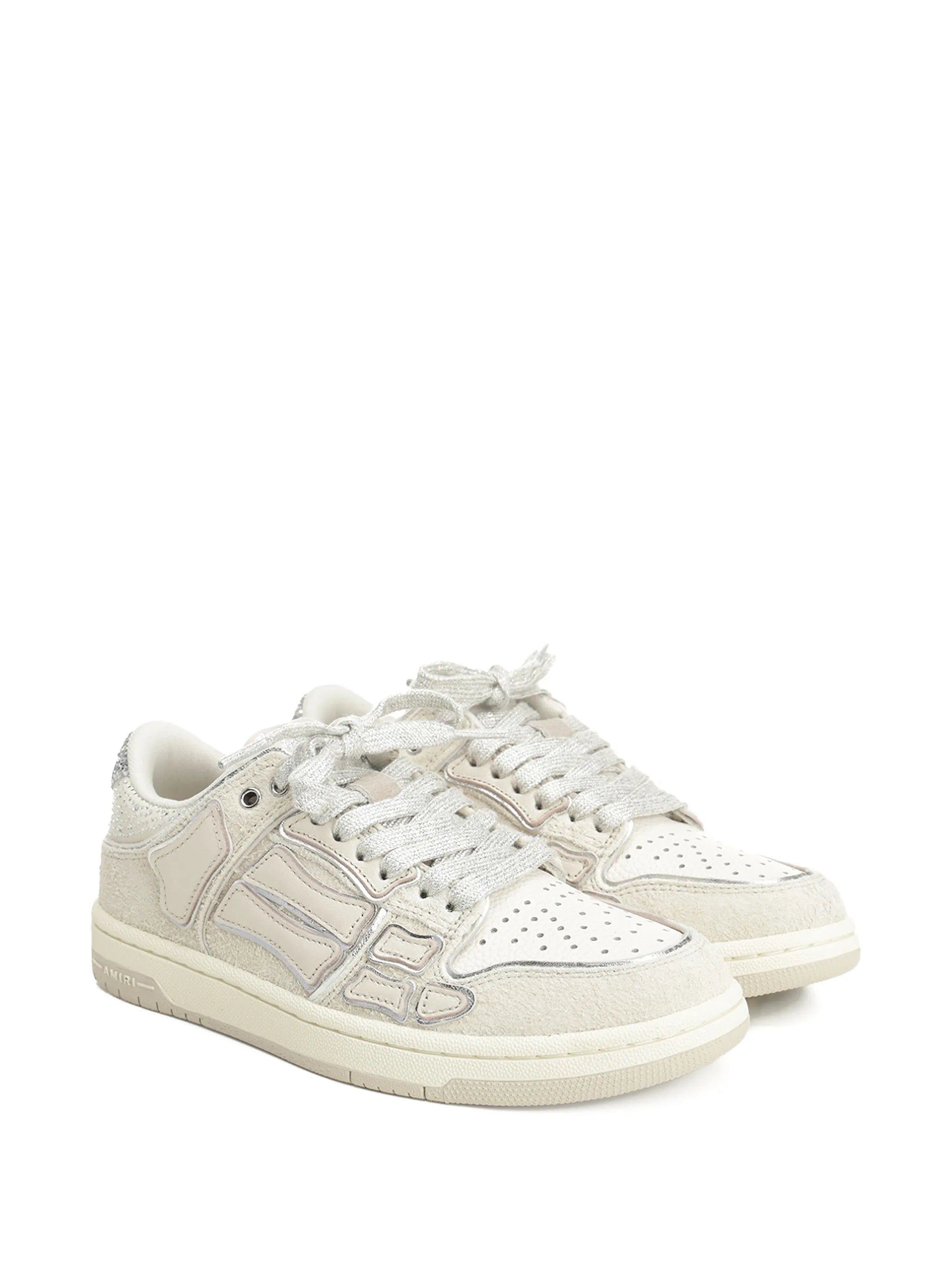glitter Skel top low sneakers