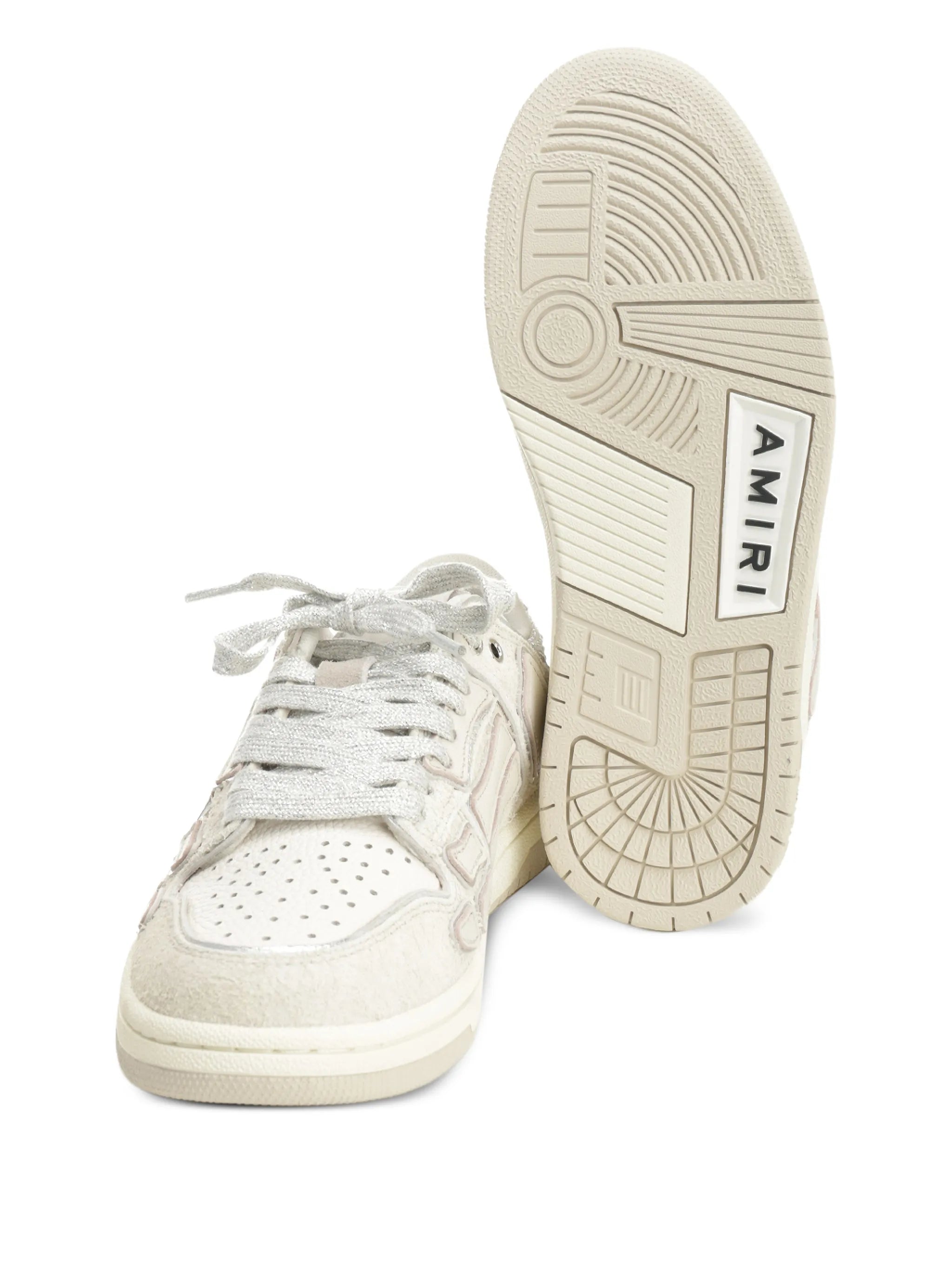 glitter Skel top low sneakers