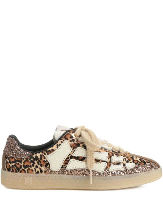 Pacific Bones leopard-print sneakers