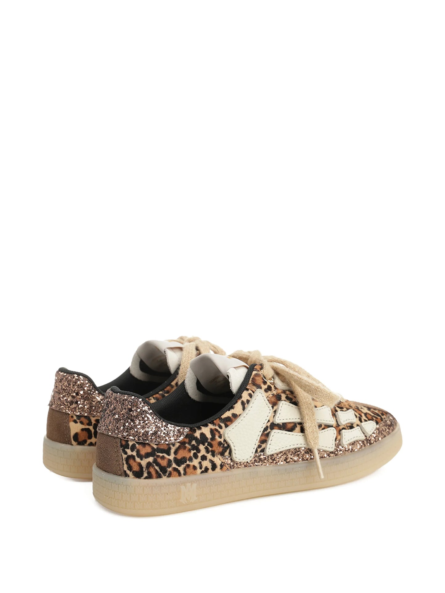 Pacific Bones leopard-print sneakers