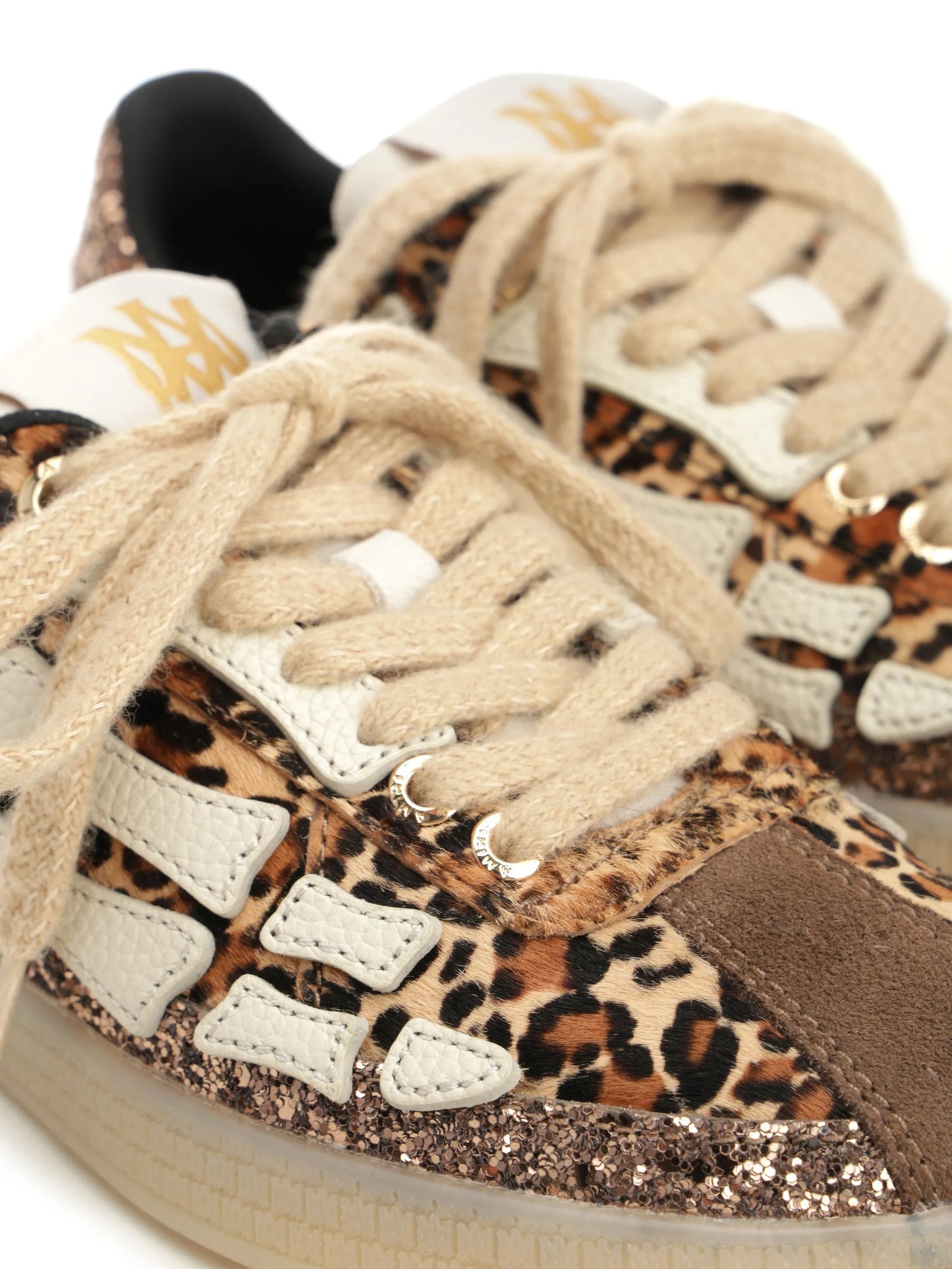 leopard-print sneakers