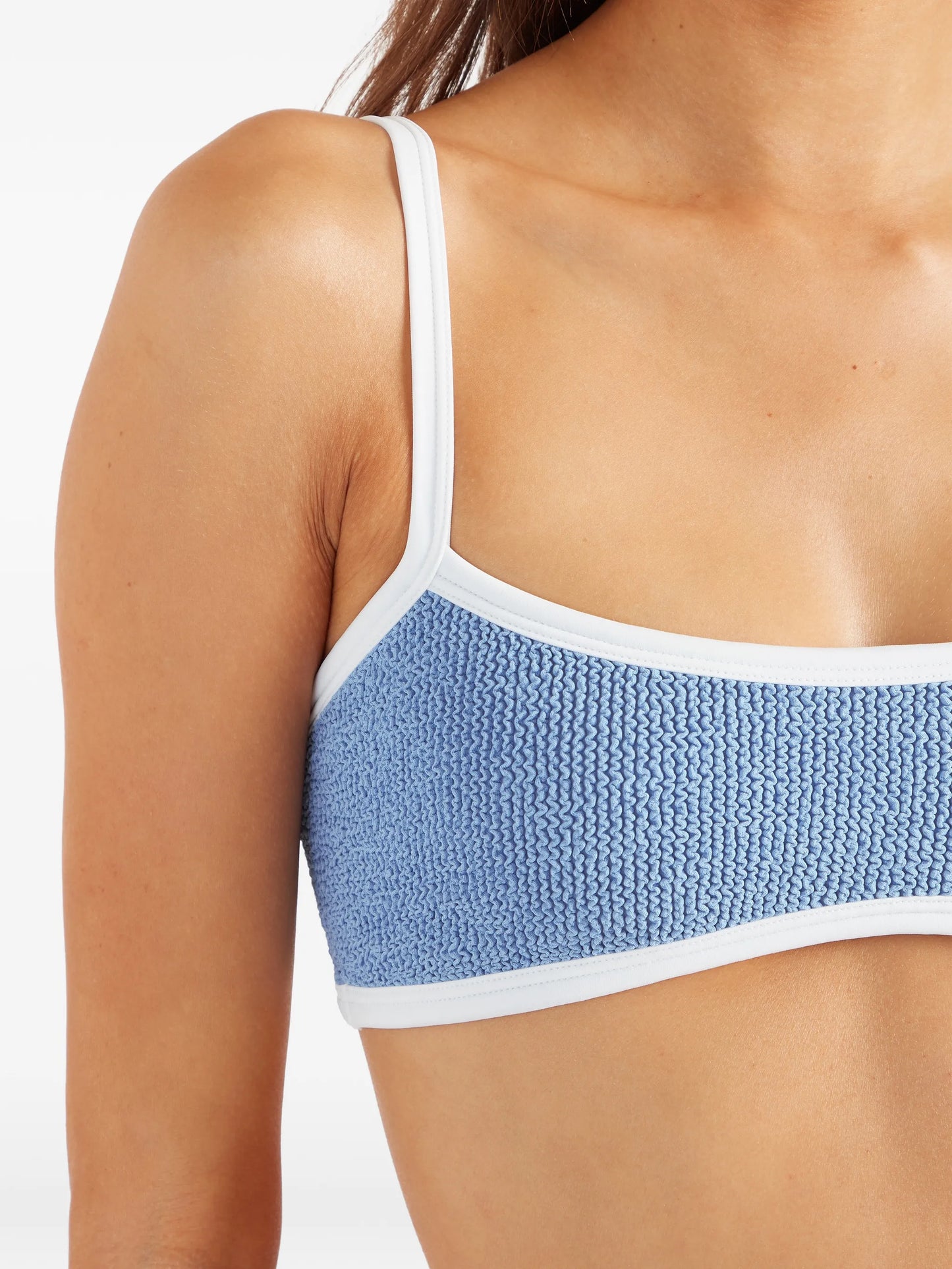 Tyler contrast-trim bikini