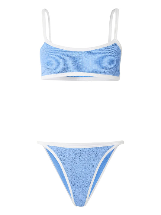 Tyler contrast-trim bikini