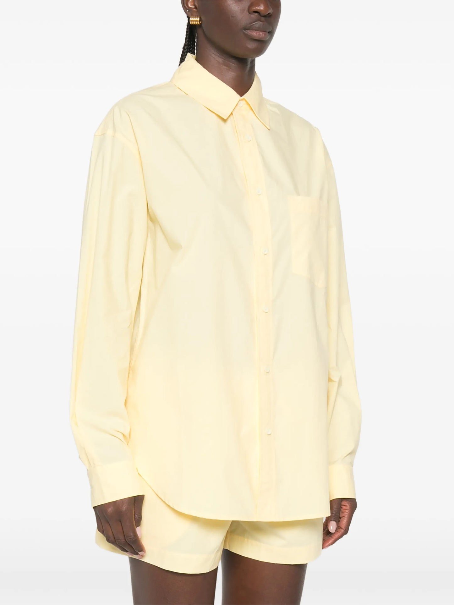 long-sleeve button-down shirt