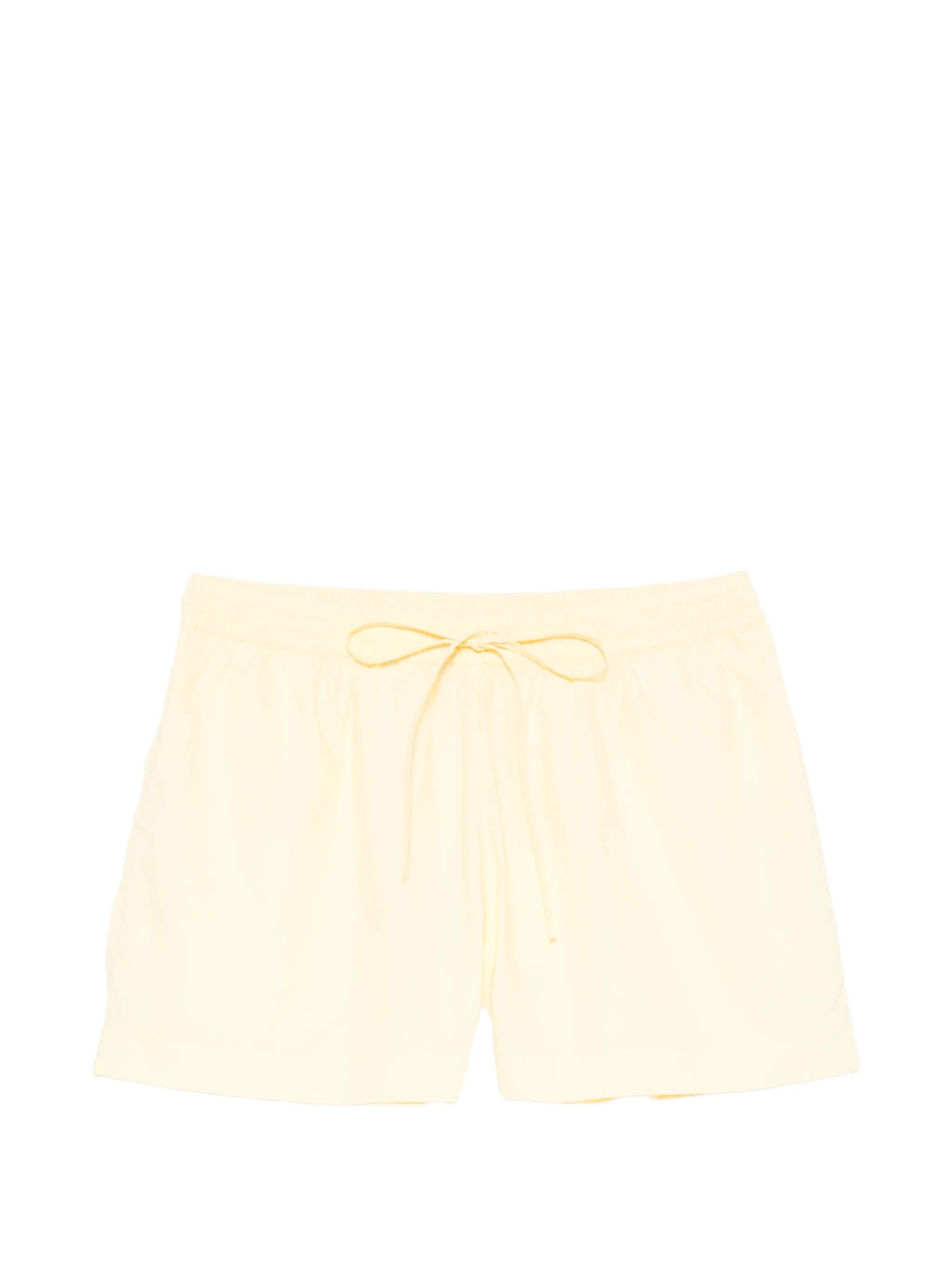 elasticated-waist shorts