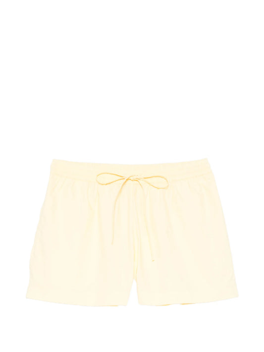 elasticated-waist shorts