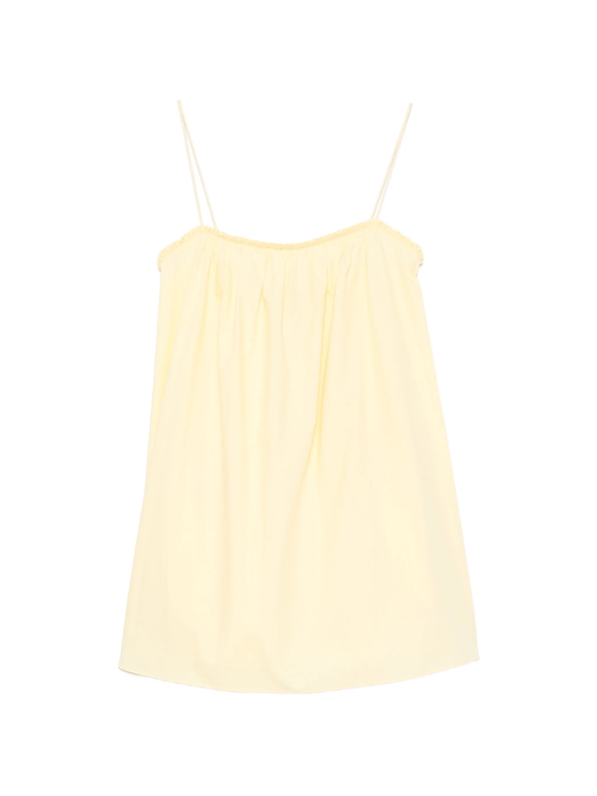 frill-trim mini dress