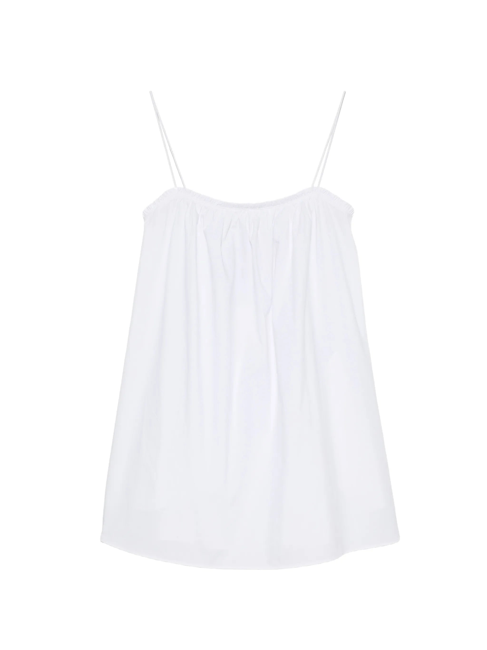 frill-trim mini dress