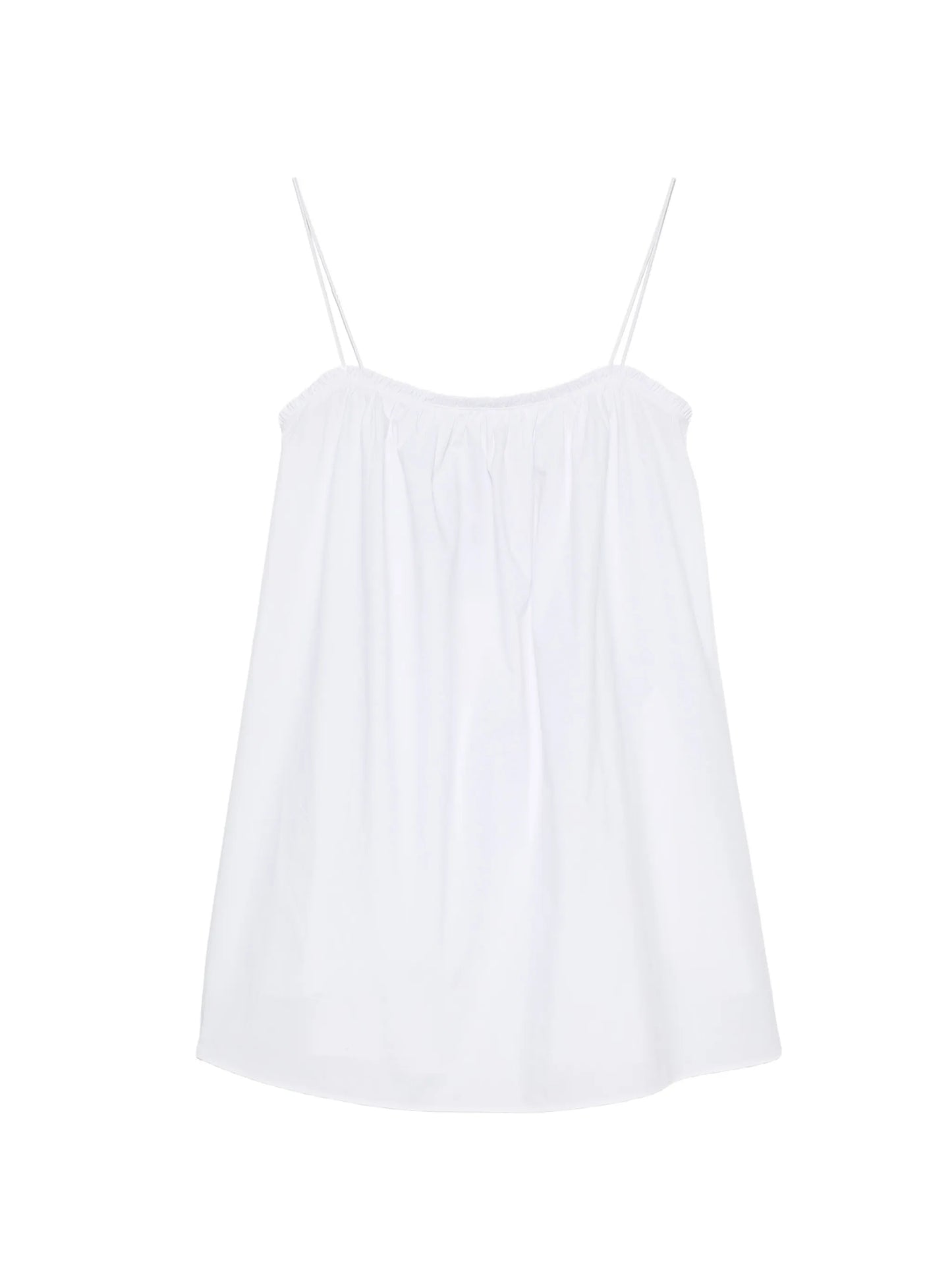 frill-trim mini dress