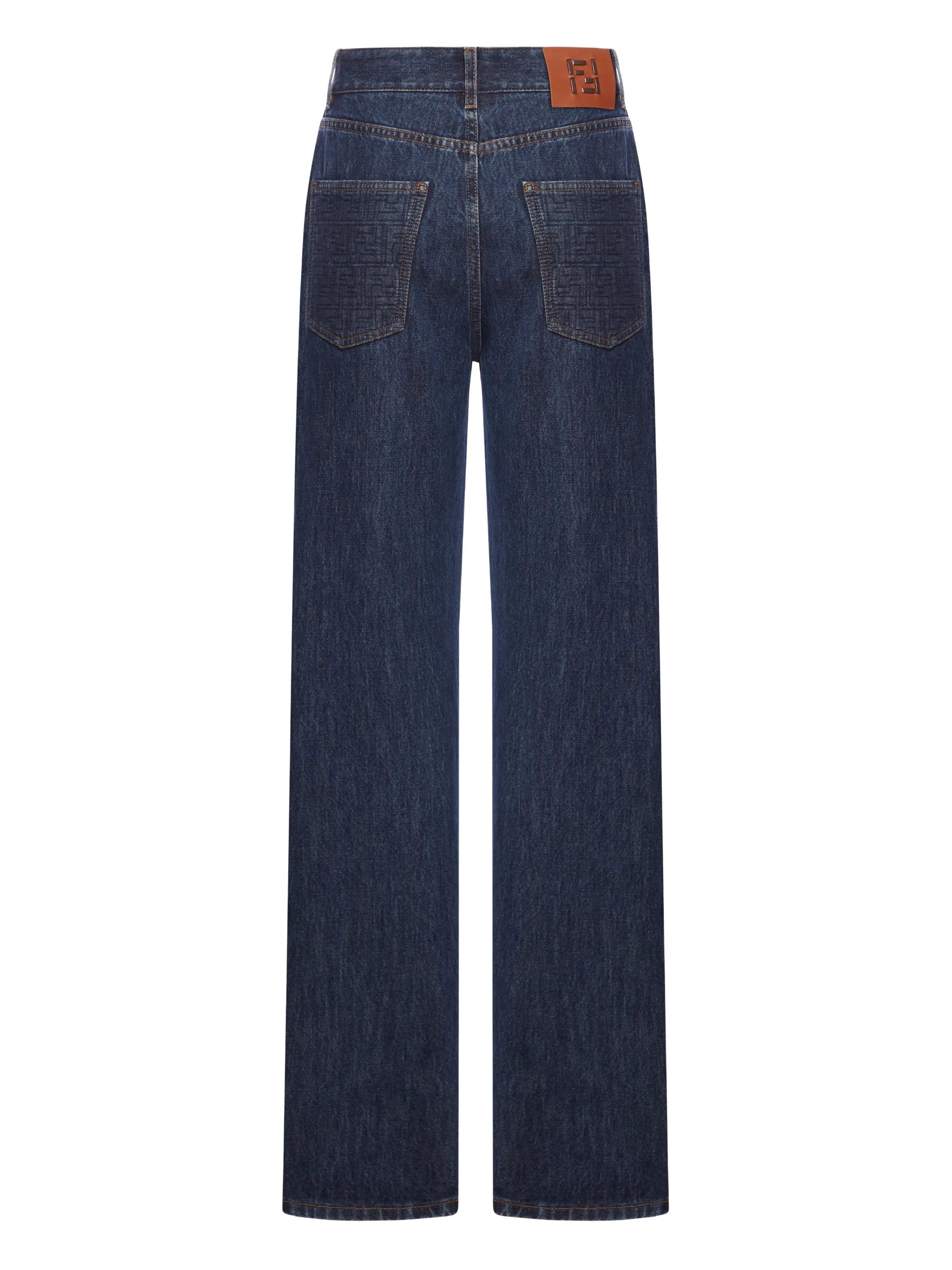 textured denim jeans