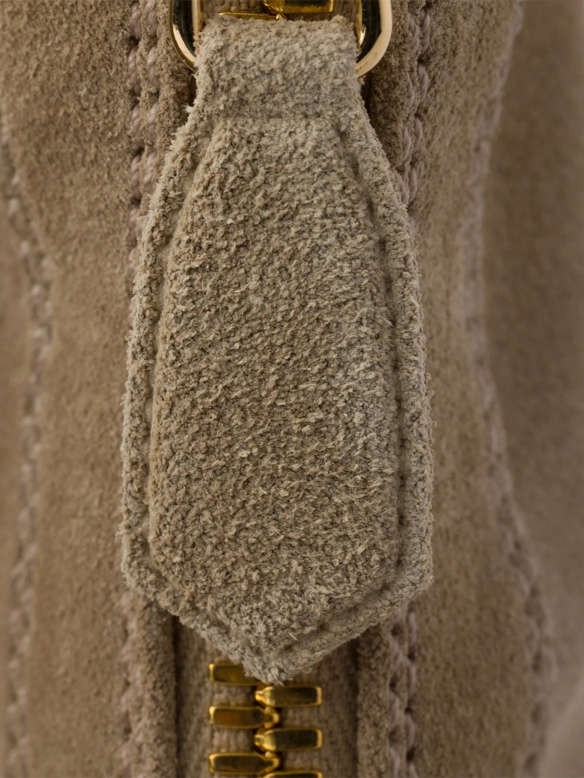 suede booties with zip