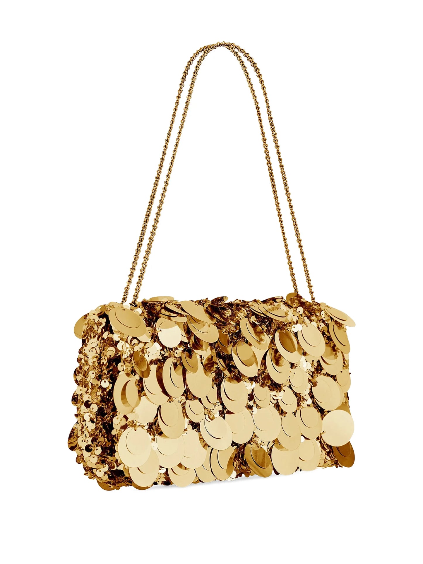 sequin-embroidered shoulder bag