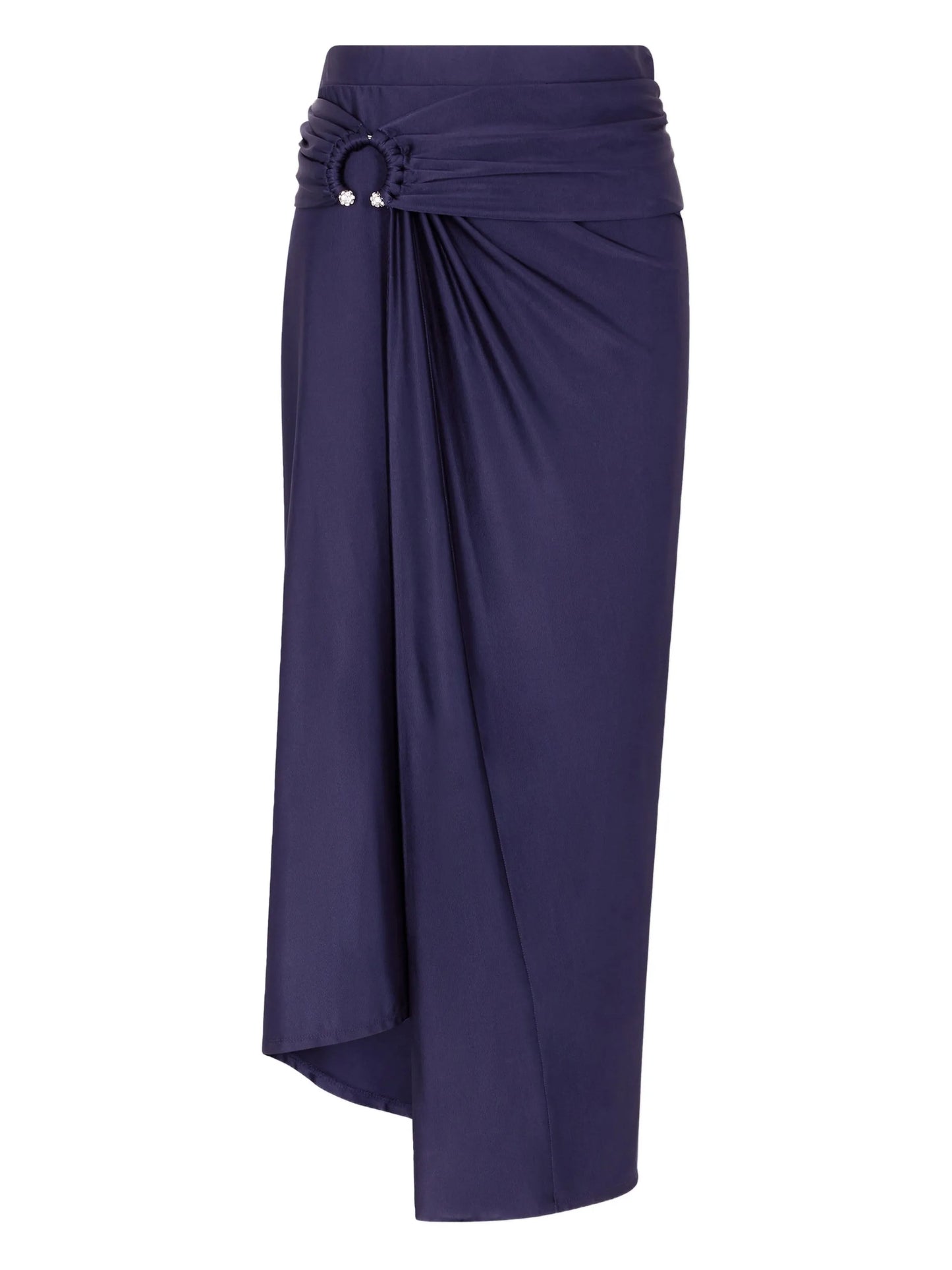 midi piercing jersey skirt