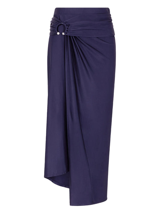 draped  midi skirt